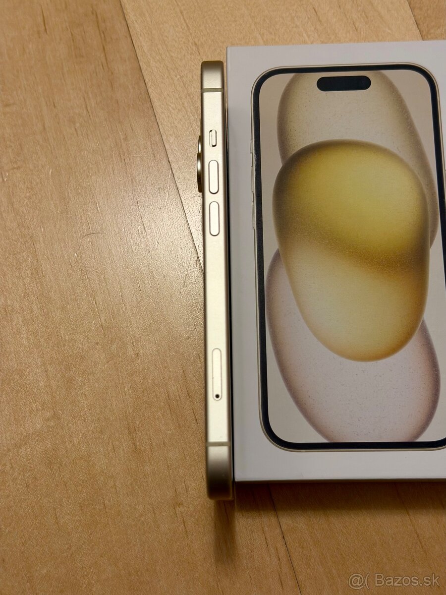 iPhone 15 Yellow BATERIE 100% TOP - 4