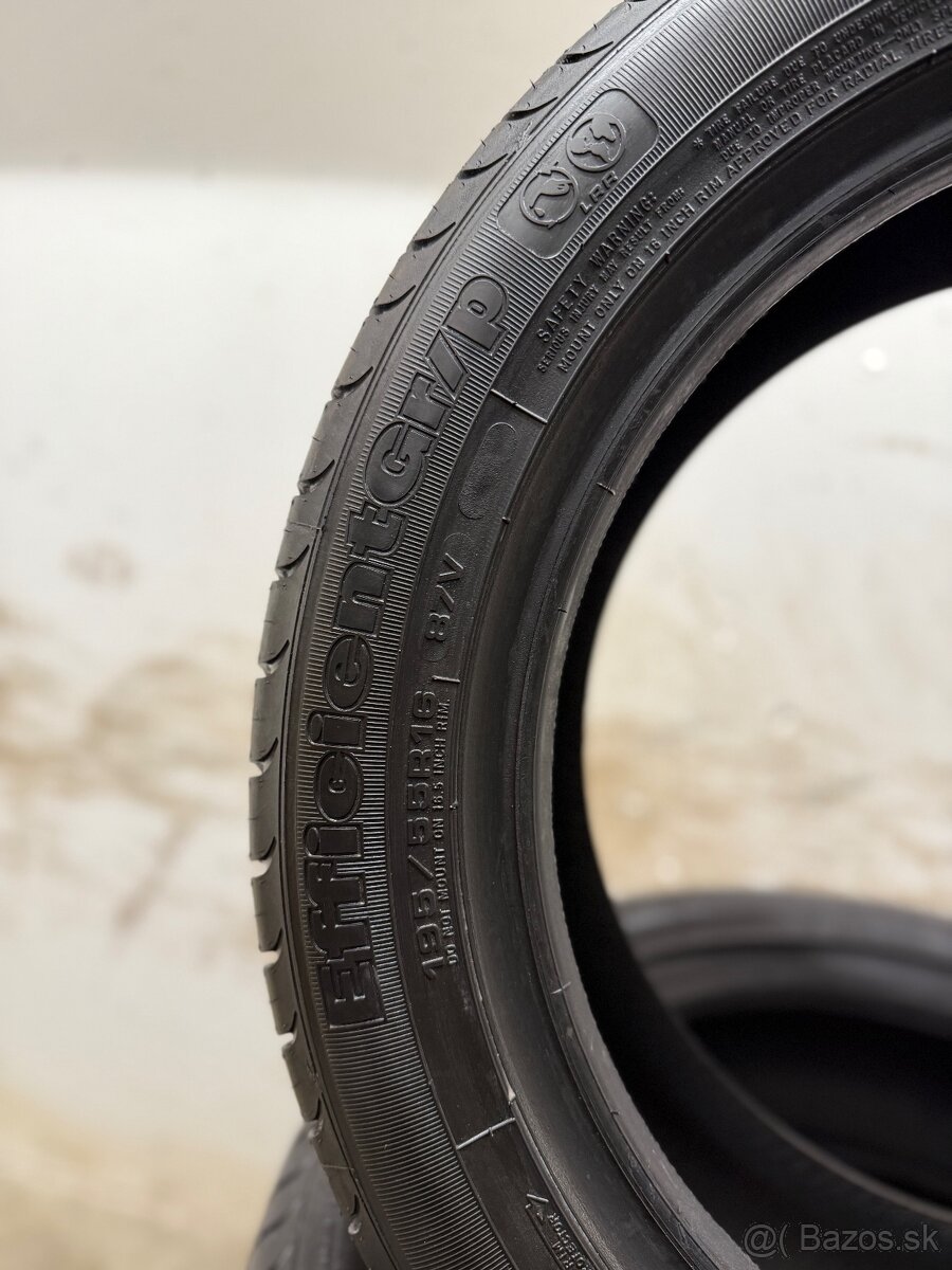 Nepoužité letné pneumatiky Goodyear Efficient Grip 195/55/16 - 4