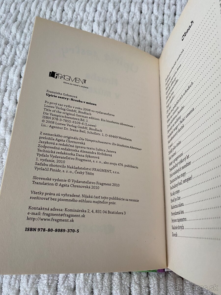 KNIHA HROZBA V MÚZEU - 4