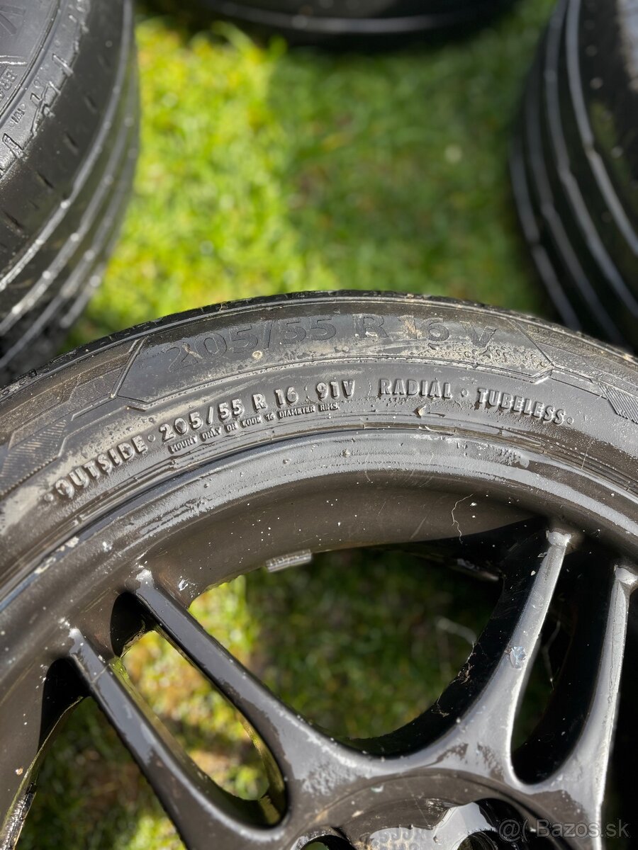 Elektróny R16 4x98 - čierne - 4