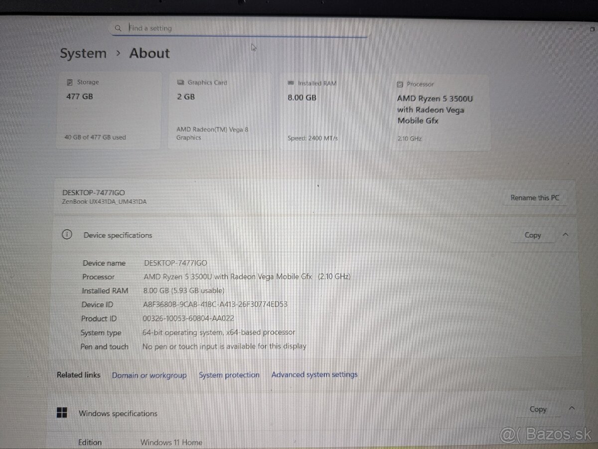 ASUS ZenBook 14 UM431D - 4