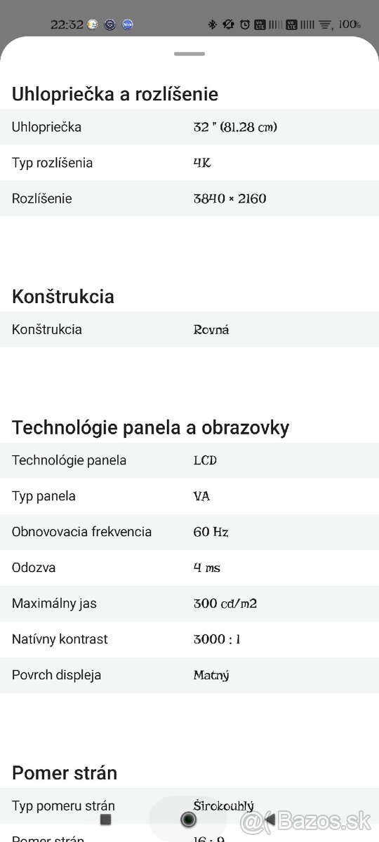32" Samsung Smart Monitor M70D Čierny - 4