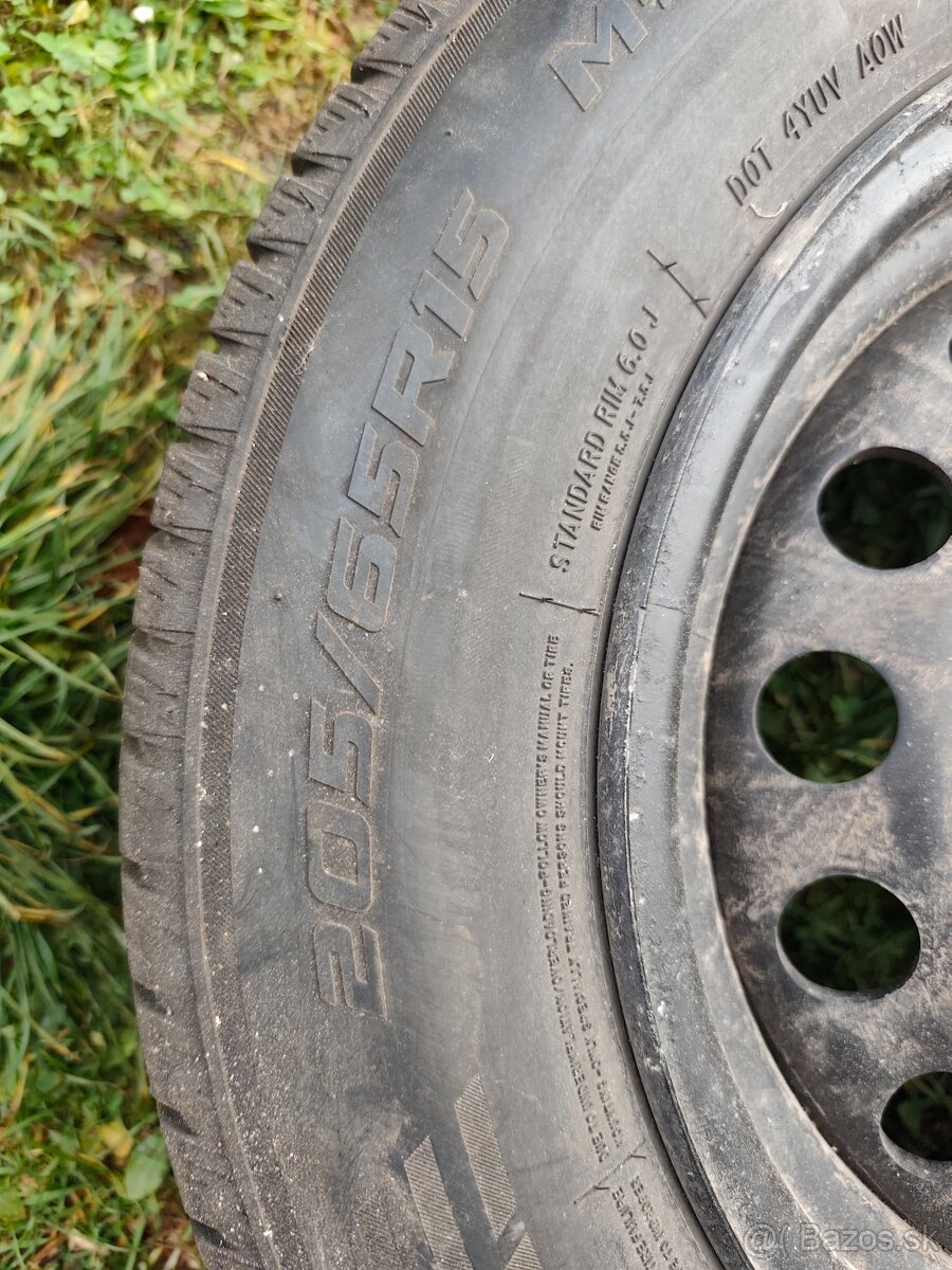 Predám kolesá BMW 205/65/15 - 4