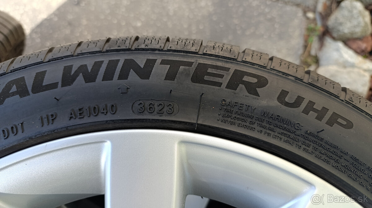 Predám zimné kolesá 5x 100 R16 J7/ET34 + zimné pneu 215/45 - 4