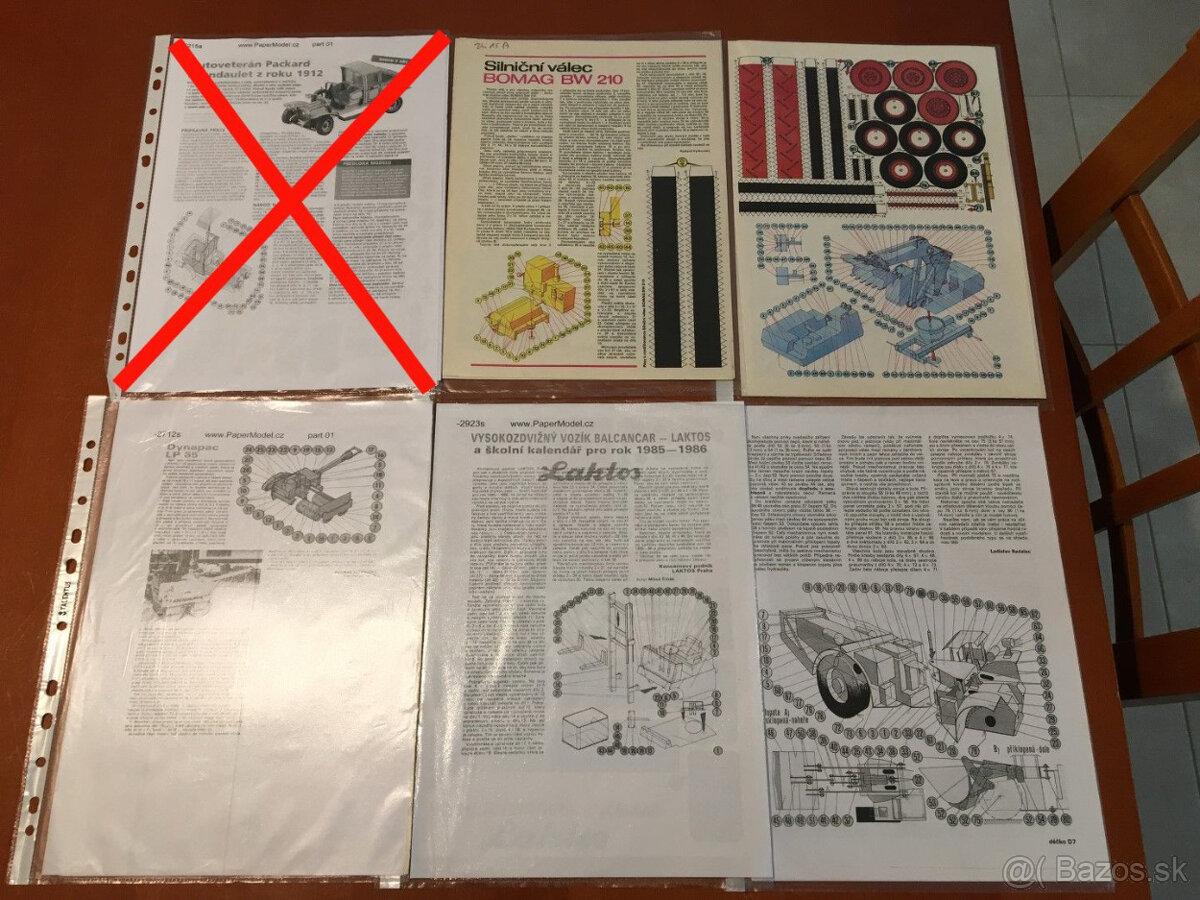 Časopisy ABC a papierové modely, vystrihovačky - 4