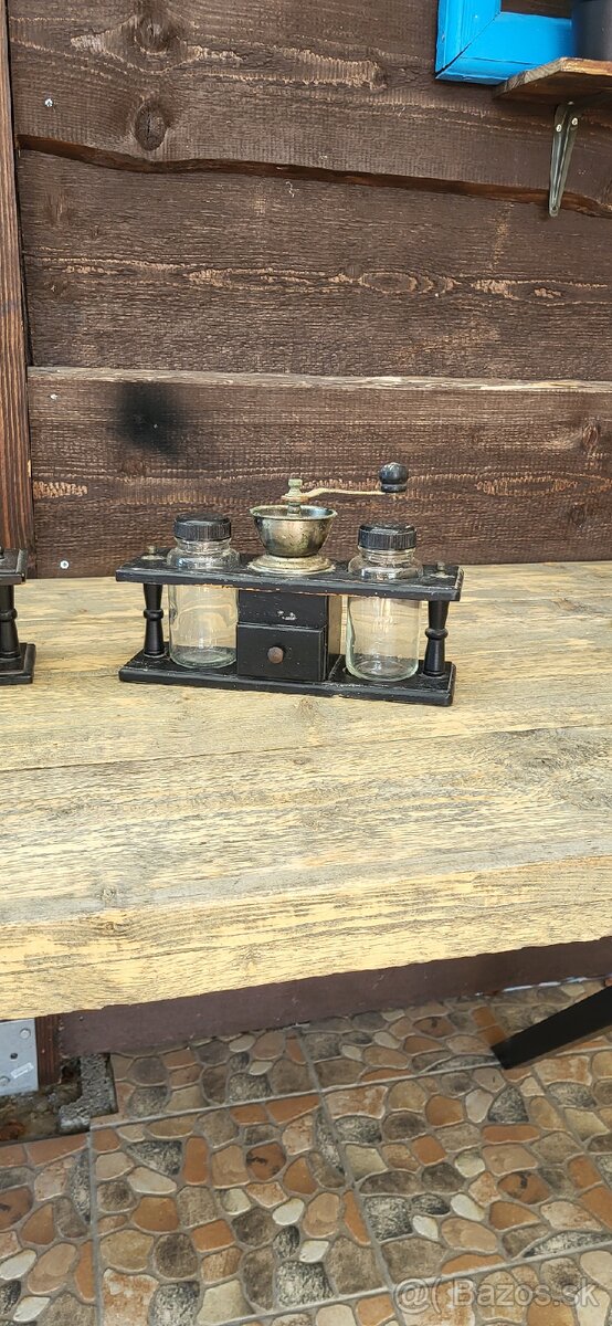 Mlynčeky na kavu s nadobkami - 4