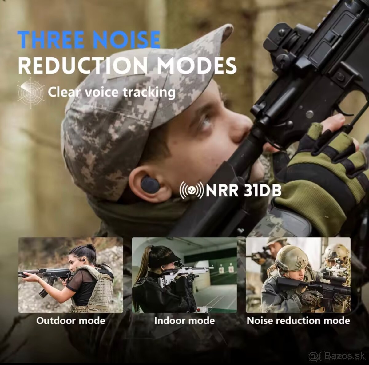 Predam elektronicke sluchadla(olive green) - 4