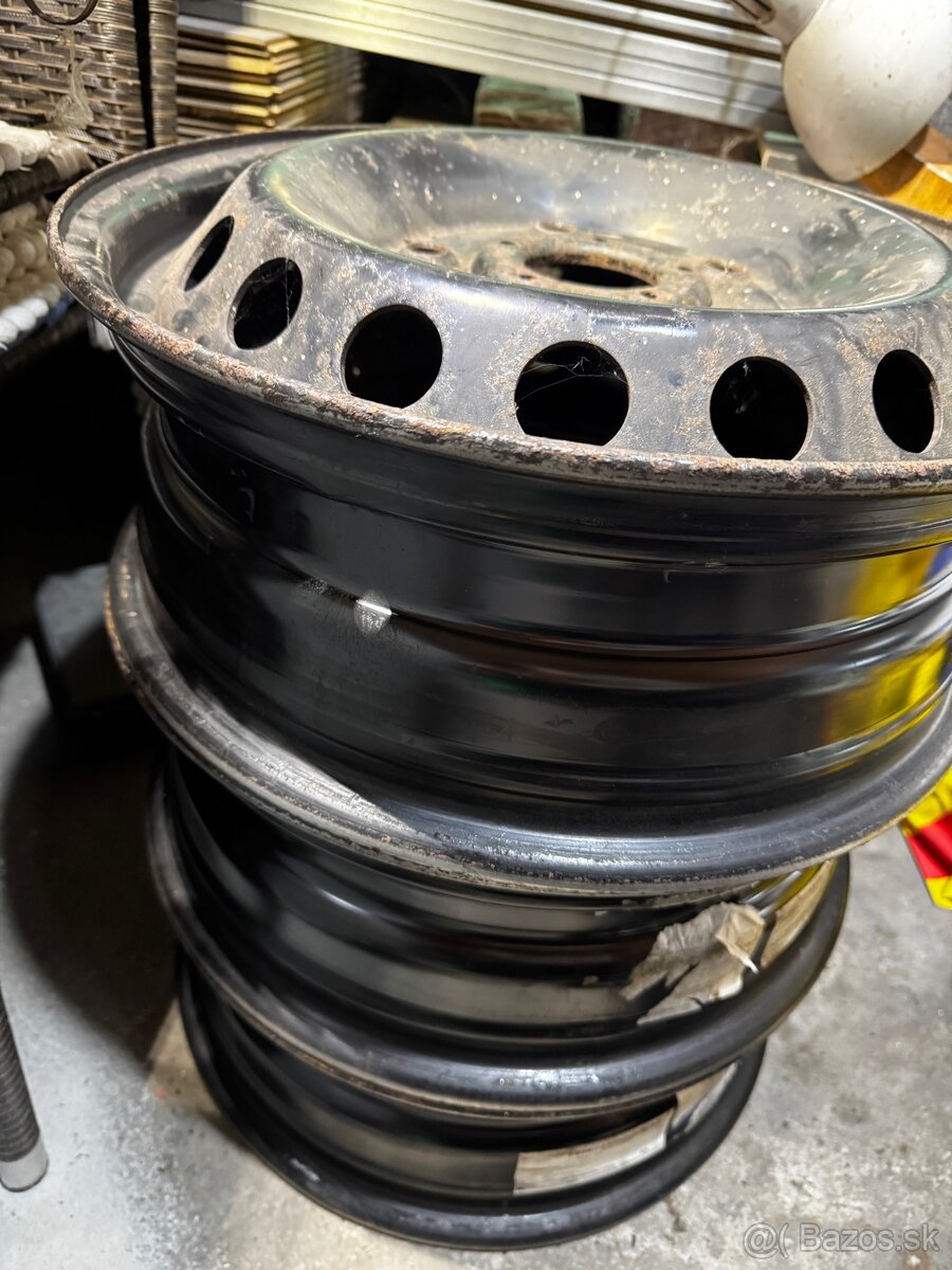 Plechove disky original Ford custom/turneo 5x160 - 4