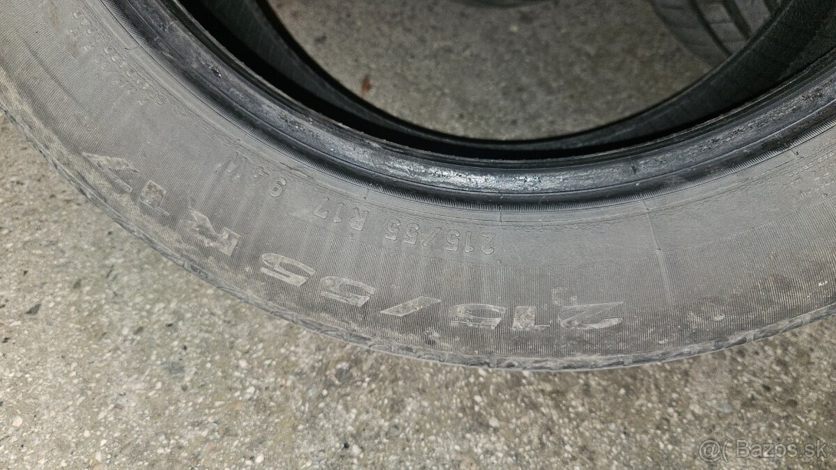 Letné pneumatiky 215/55 R17, rok 2021 - 4