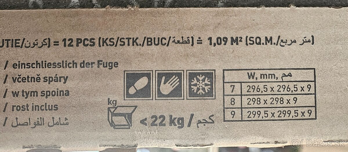 Dlazba 30x30 vonkajsia aj vnutorna...zostatok.. - 4