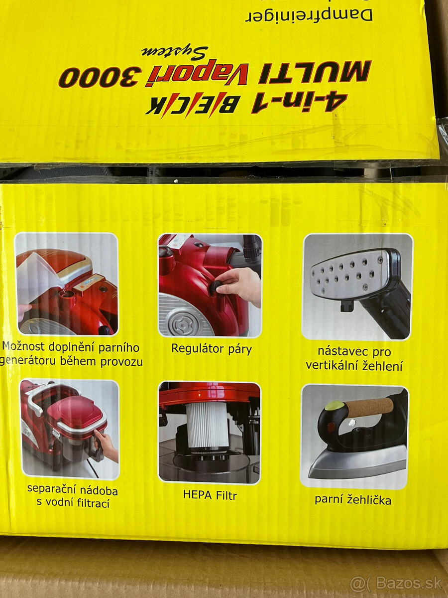 Vysávač, parné čistenie, parné žehlenie - 4