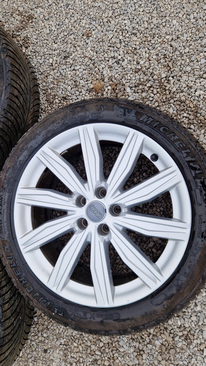 Audi hlíníkové disky + zimné pneumatiky Michelin Pilot Alpin - 4