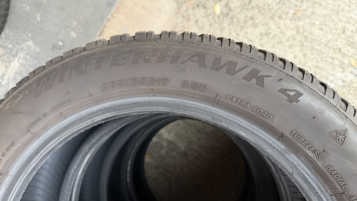 205/55 r17 zimné pneumatiky - 4