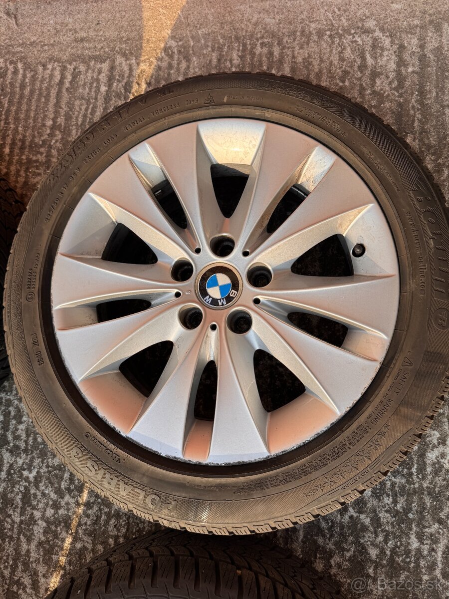 Originál BMW kolesá R17 na zimných pneu 225/50 R17 - 4