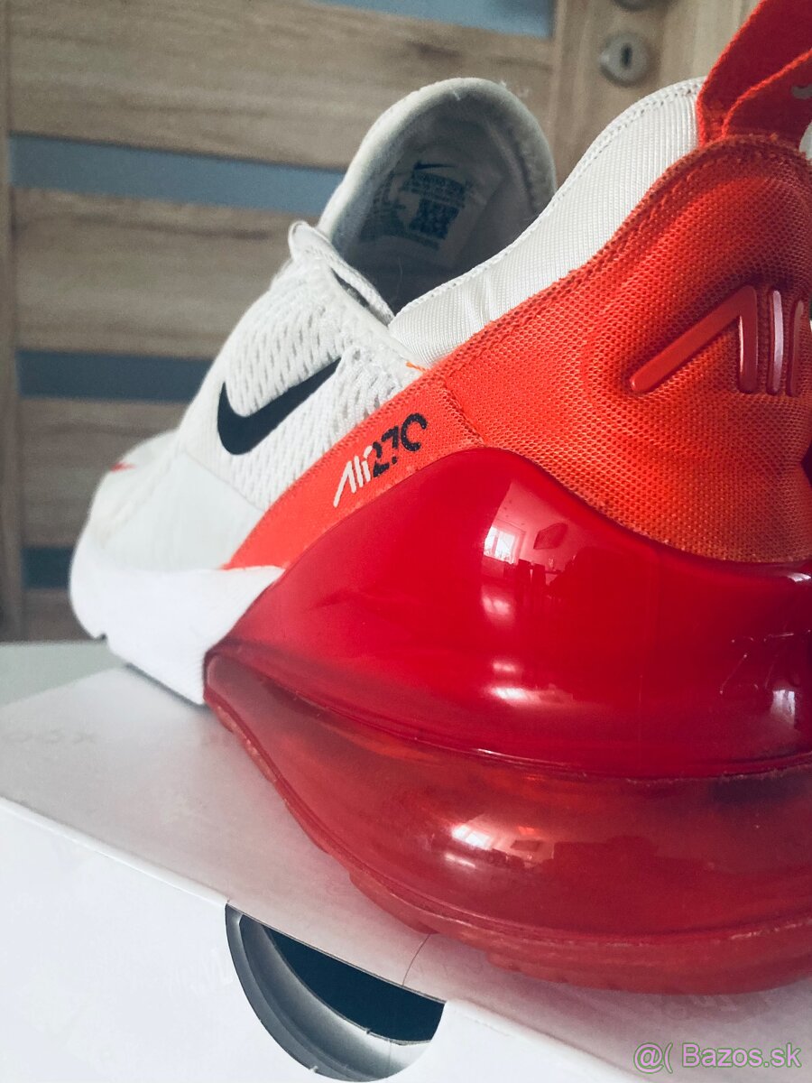 Nike Air Max 270 Red and White - 4