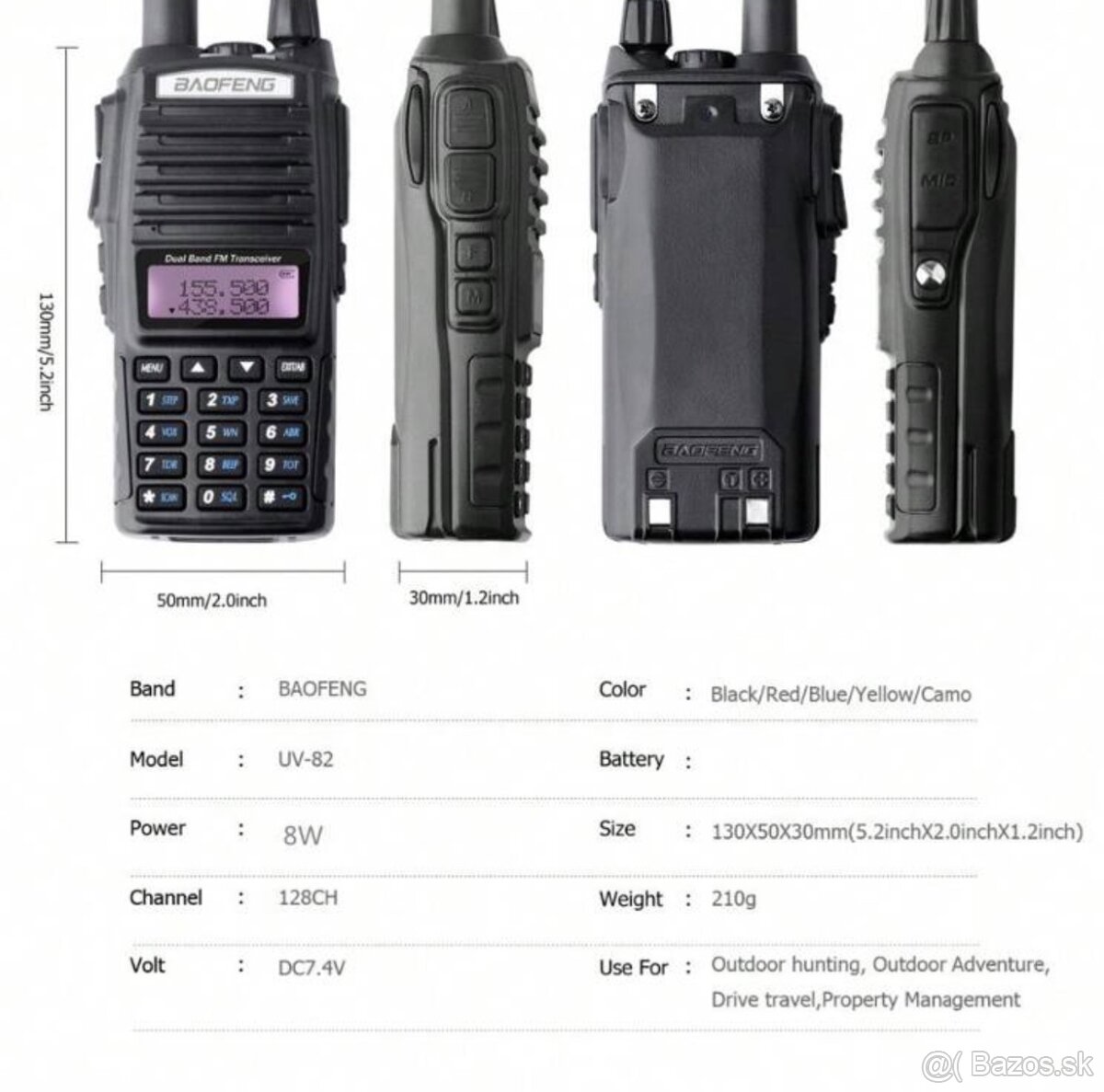 Baofeng UV-82 8W dualband - 4