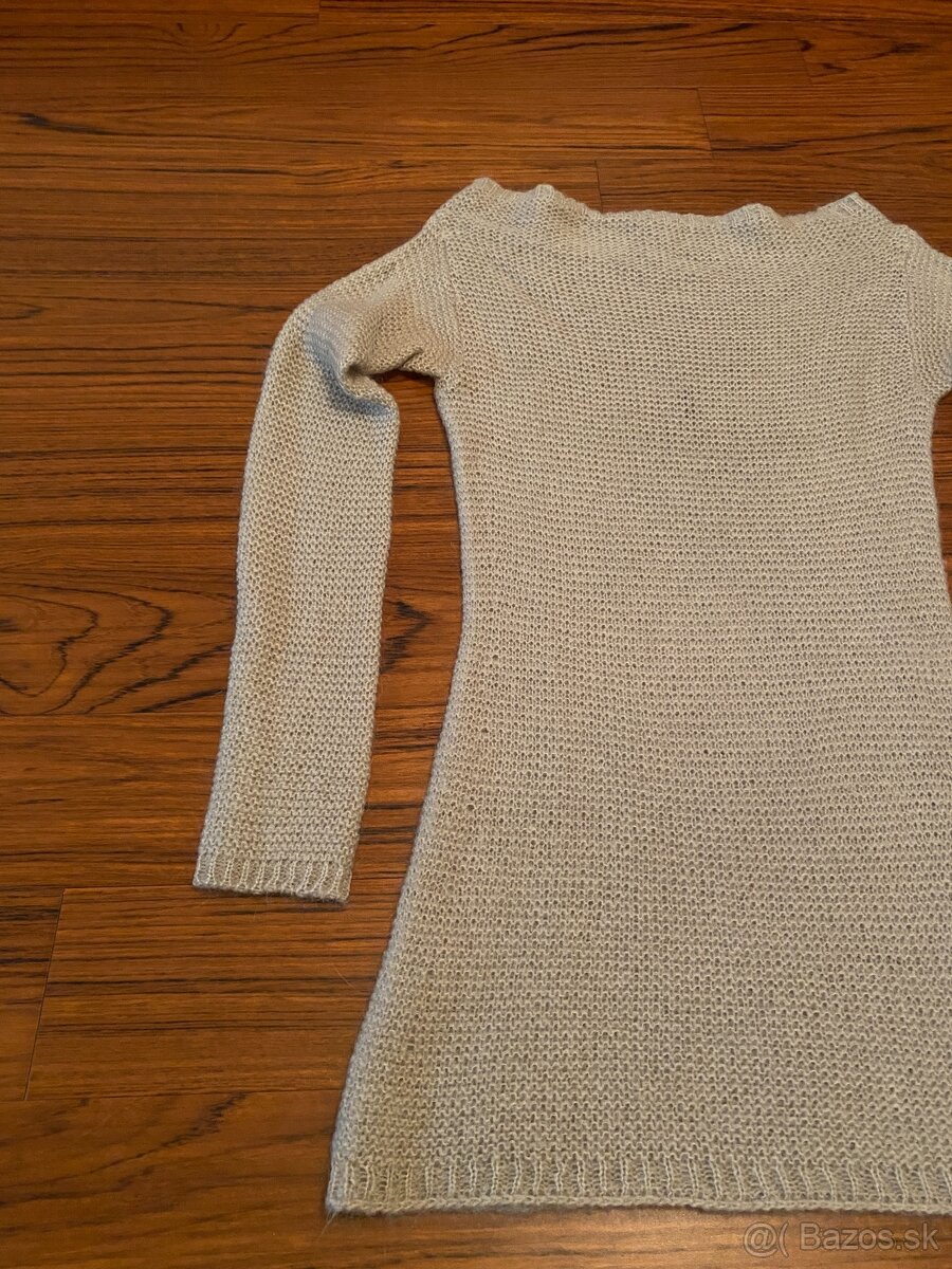 Pulover pletený predĺžený - 4