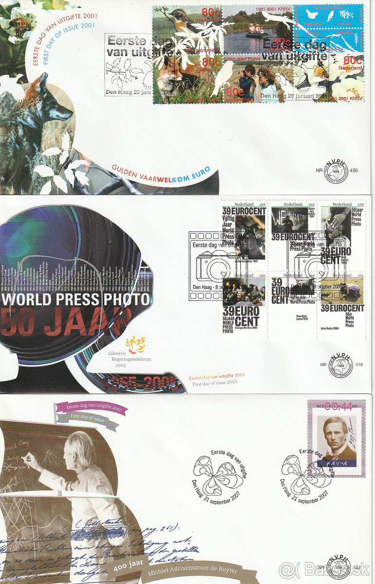 12x FDC Holandsko - 4