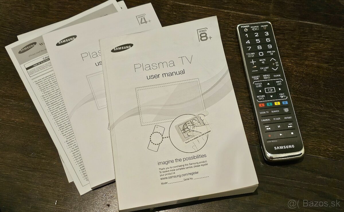 Predávam 64″plazmový televízor Samsung PS64D8000FS + AppleTV - 4