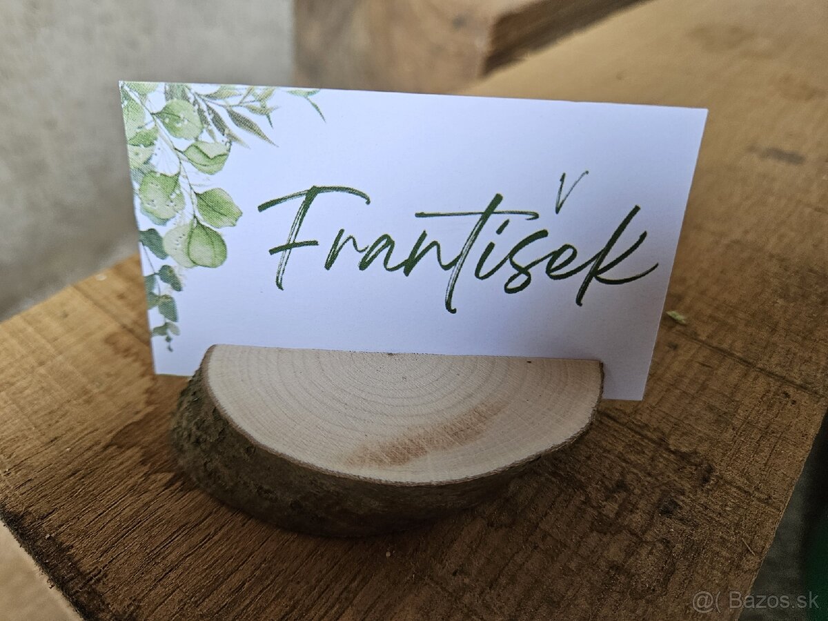 Svadobné kolieska na menovky - 4