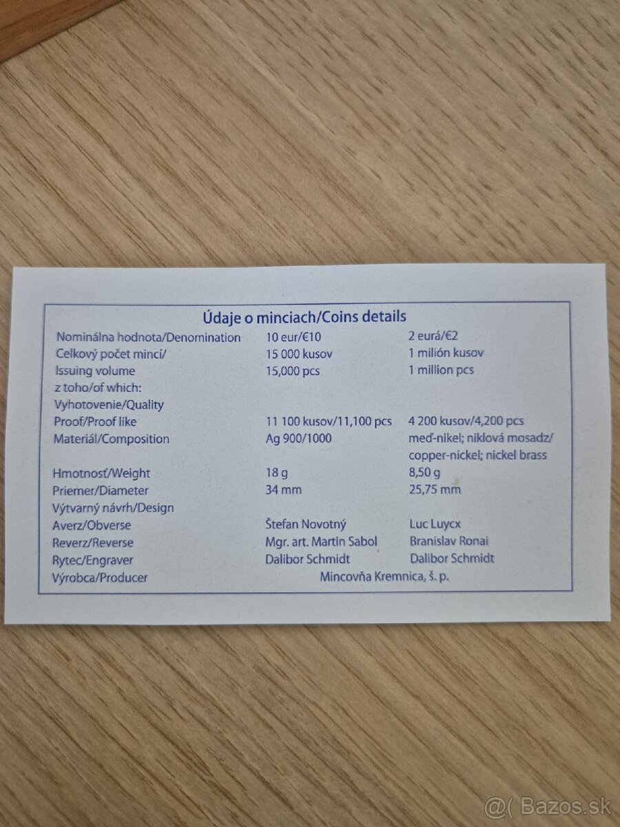 Pamätná sada mincí NBS: Alexander Dubček PROOF 10 + 2 - 4