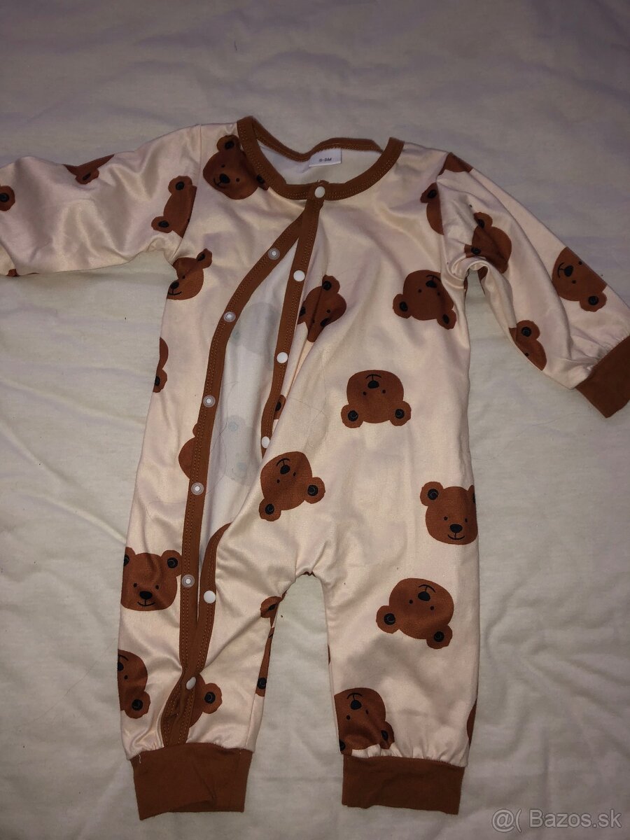 Detske chlapcenske oblecenie 0-6mesiacov - 4