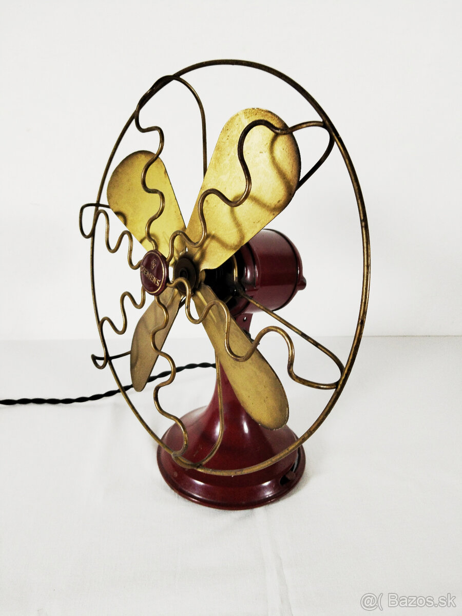 starožitný ventilátor Siemens - 4