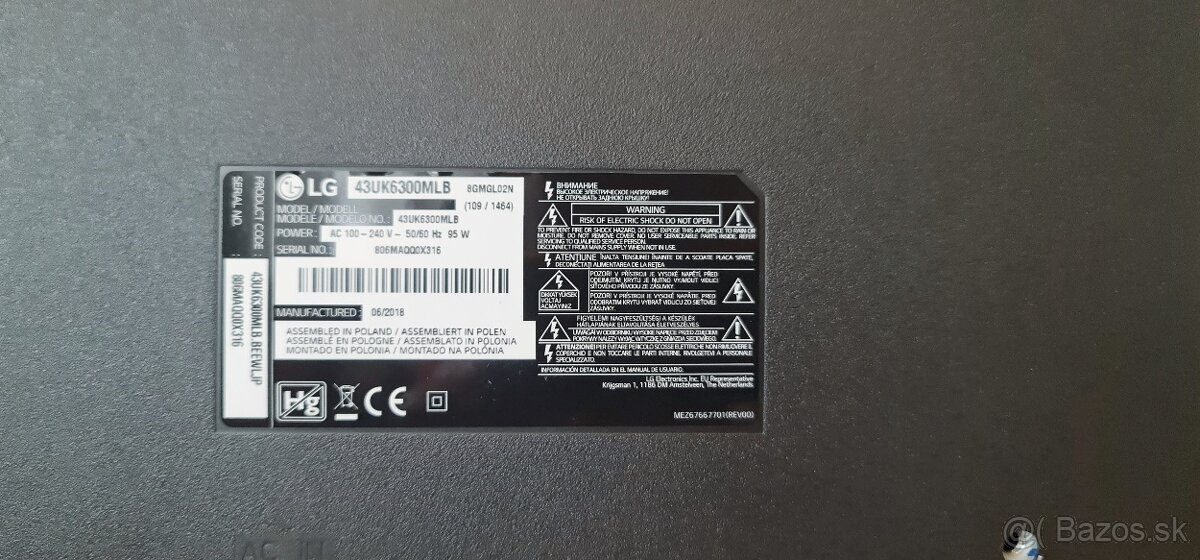 Smart TV LG 43UK6300MLB - 4