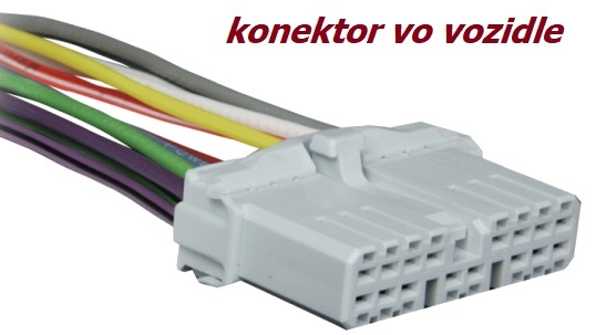 Redukcia HONDA >98 na ISO konektor - 4