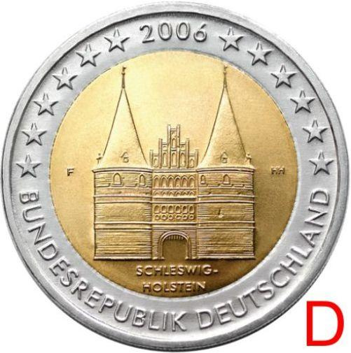 2 euro mince nemecke mesta bu - 4