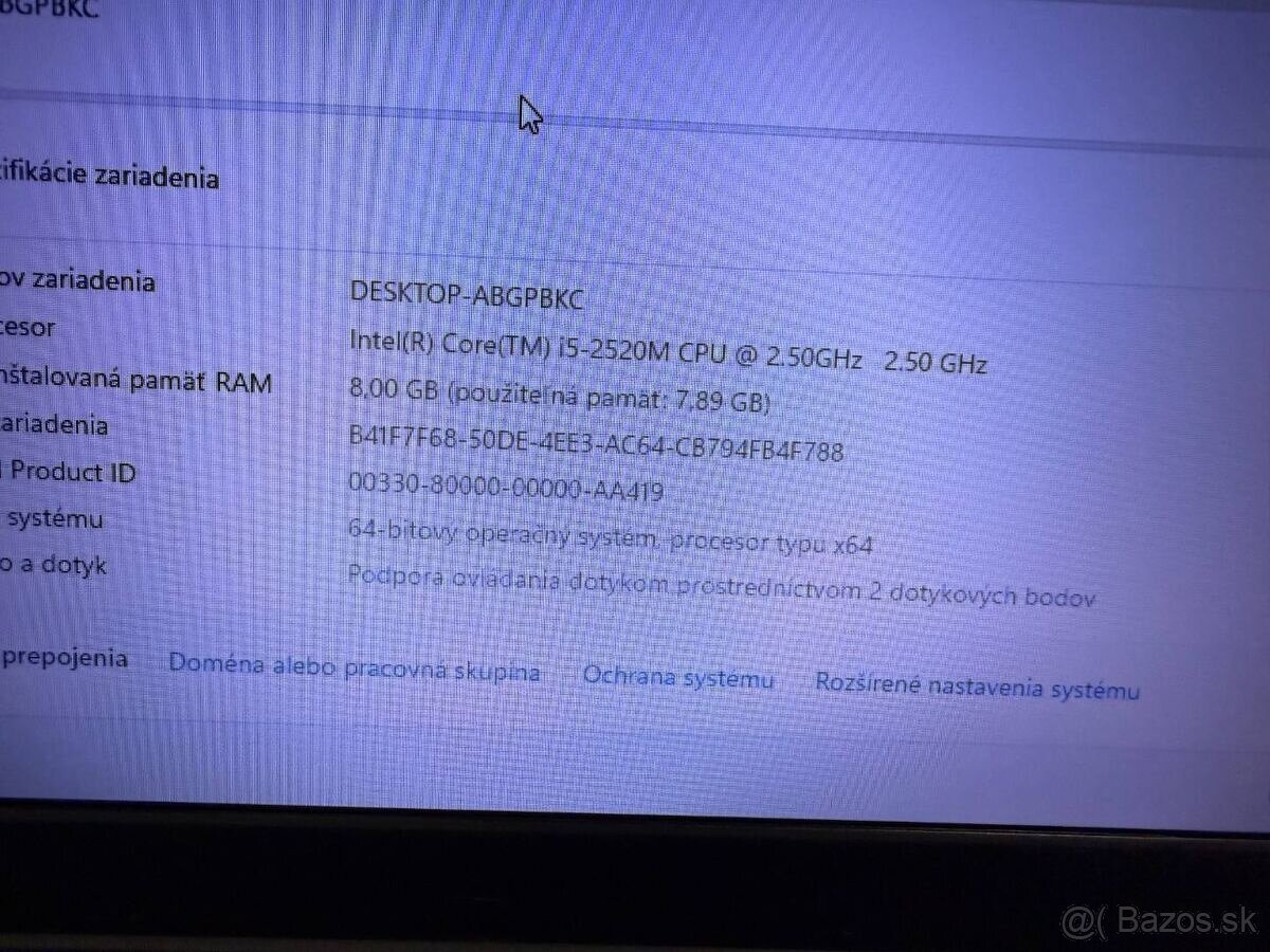 Notebook Lenovo ThinkPad T520 i5/8GB/500GB Win11 - 4