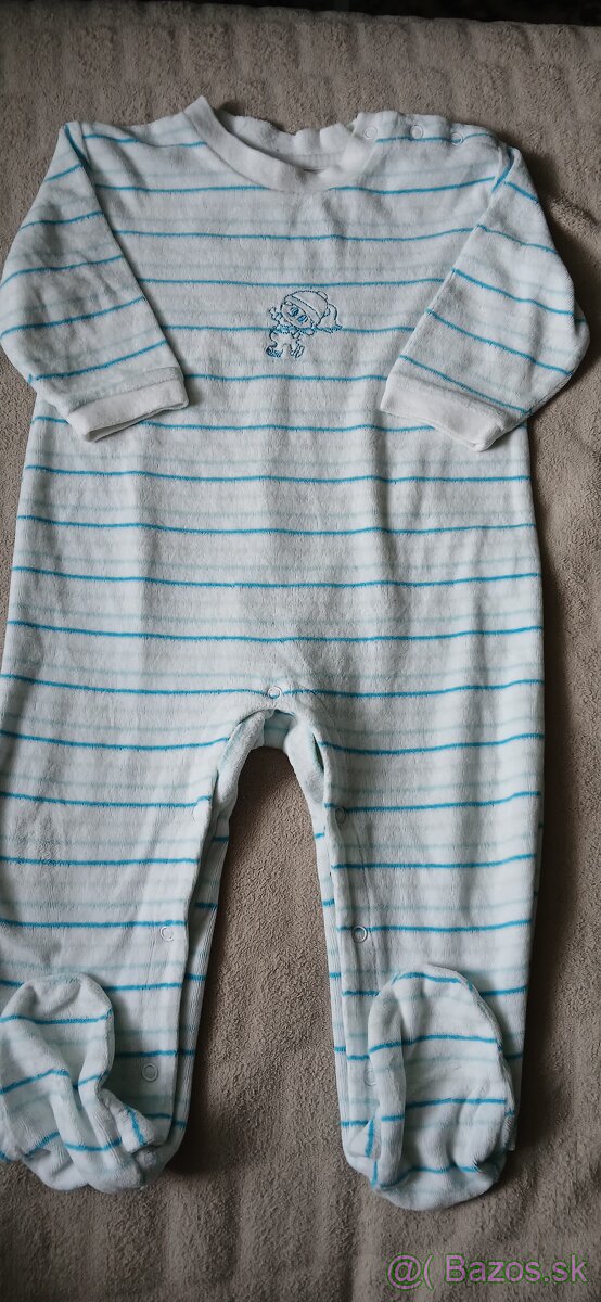 Teplé pyžamká v. 86 - 3ks - 4