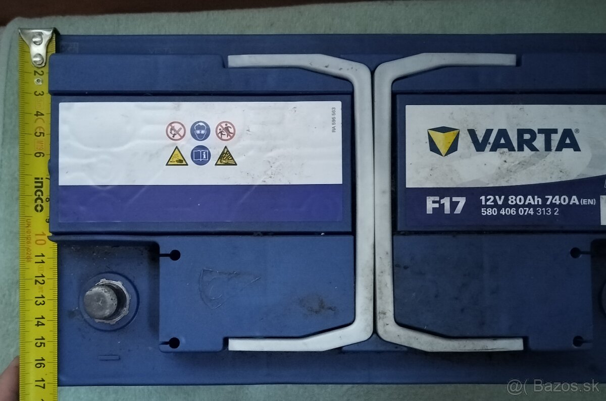 Autobatéria VARTA Blue Dynamic 12V 80Ah 740A – Výbor - 4