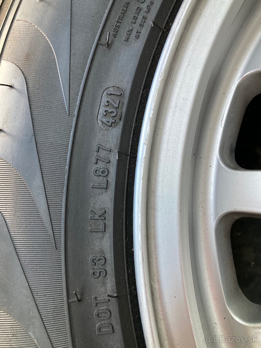 Disky s letnými pneu pre BMW E38 - 4