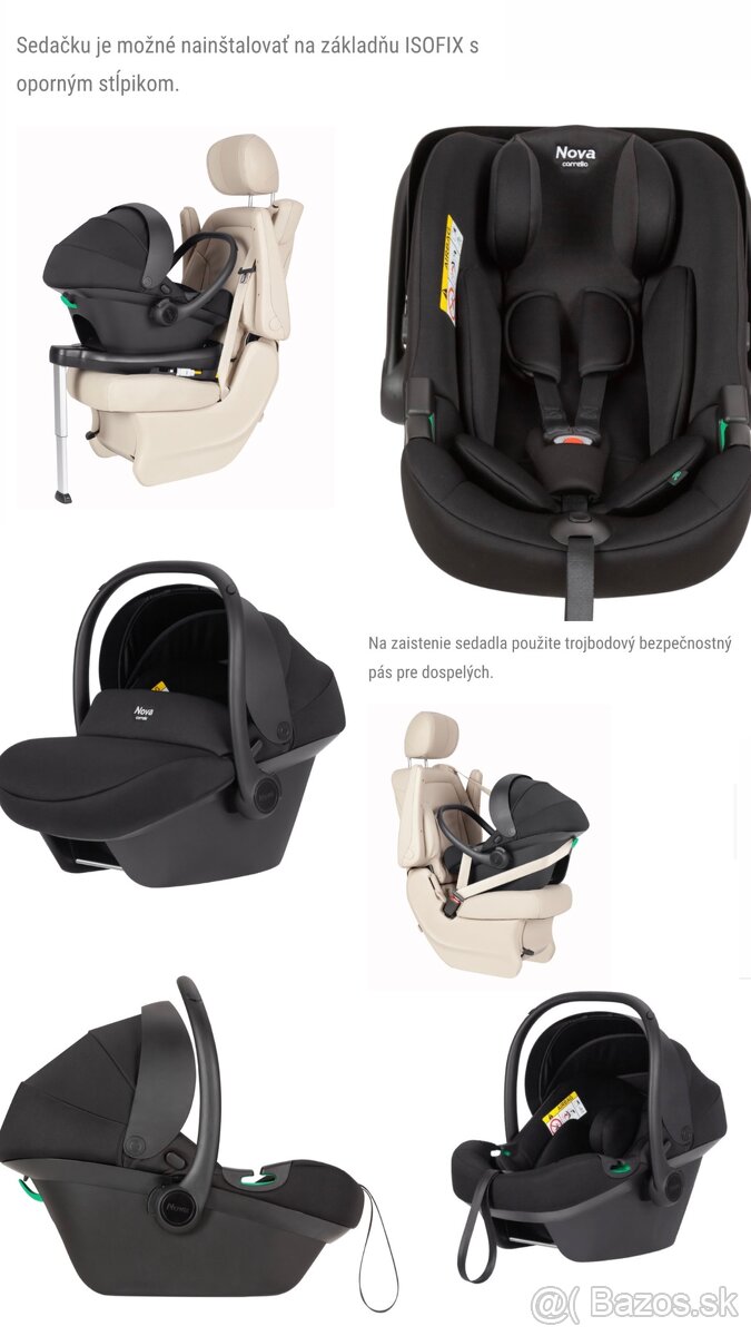 Autosedačka Carrello Nova CRL-16101/1 BLACK LINE - 4