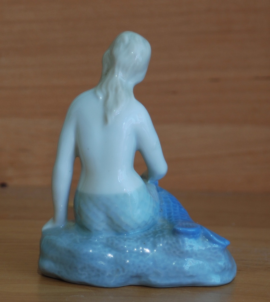 Porcelánová soška - Morská panna - 4