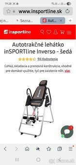 Predám autotrakčné lehátko/inverznú lavicu - 4