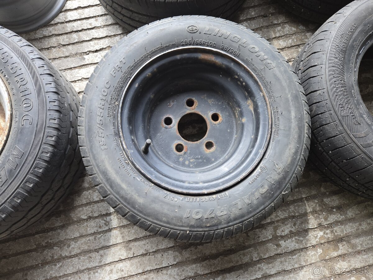Kolesá na vozík 195/55R10 - 4