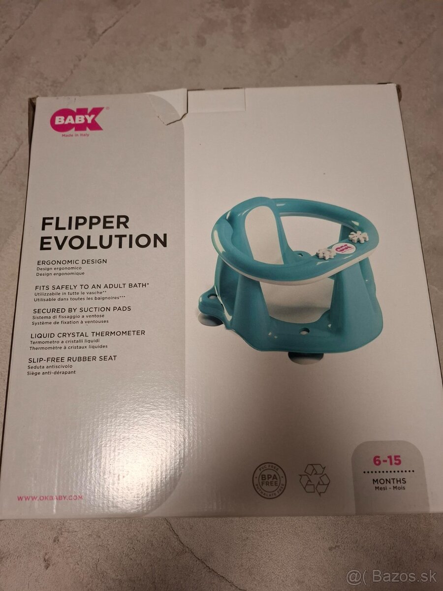 Sedátko do vane Flipper Evolution grey - 4