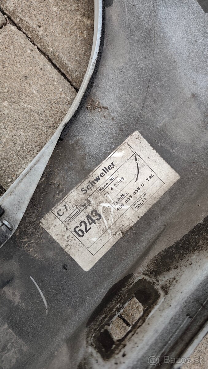 Prahove lišty Audi A6 C7 - 4