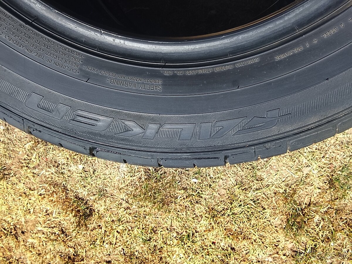 Predám letné pneu 225/60r16 8mm - 4