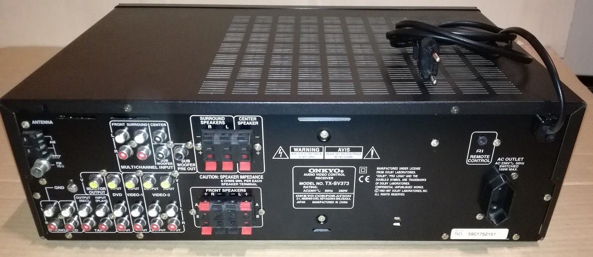 Onkyo TX-SV373 5.1Ch Dolby Digital Surround - 4