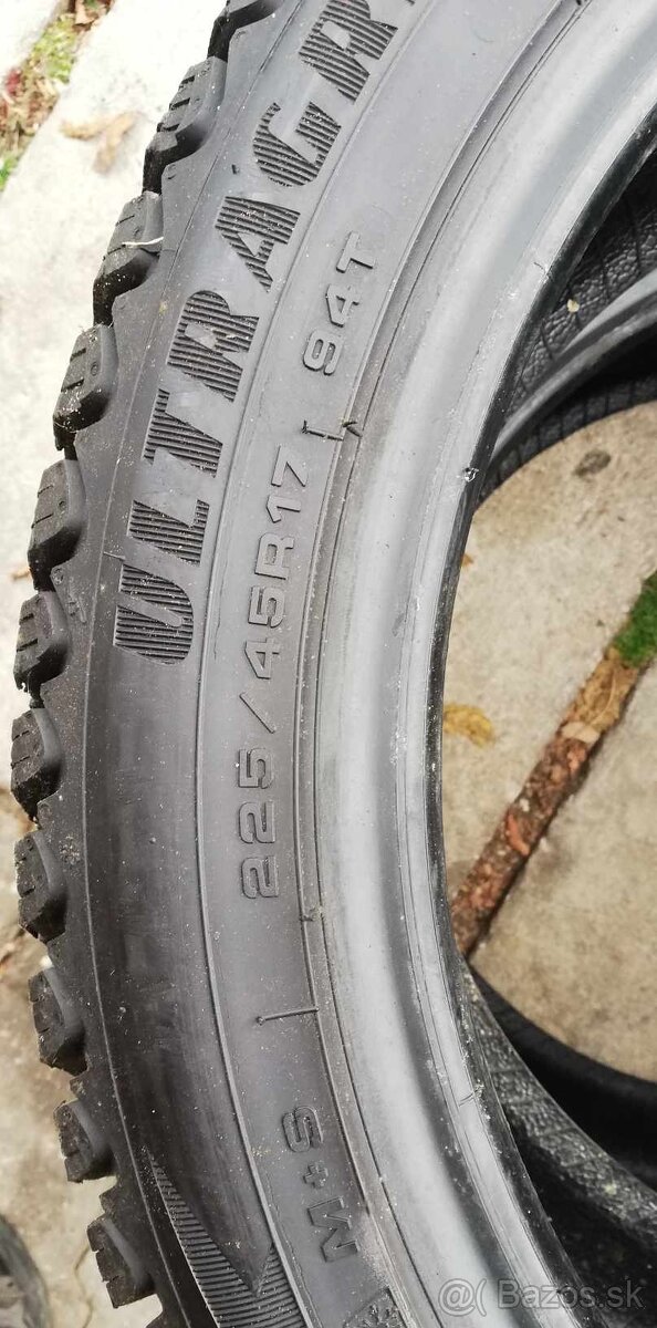 Pneumatiky zimné +hroty - GOODYEAR 225/45/R17 - 4