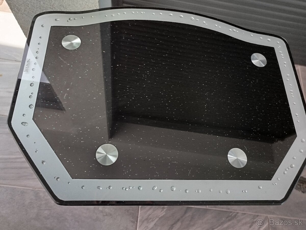 Tv stolík skleneny - 4