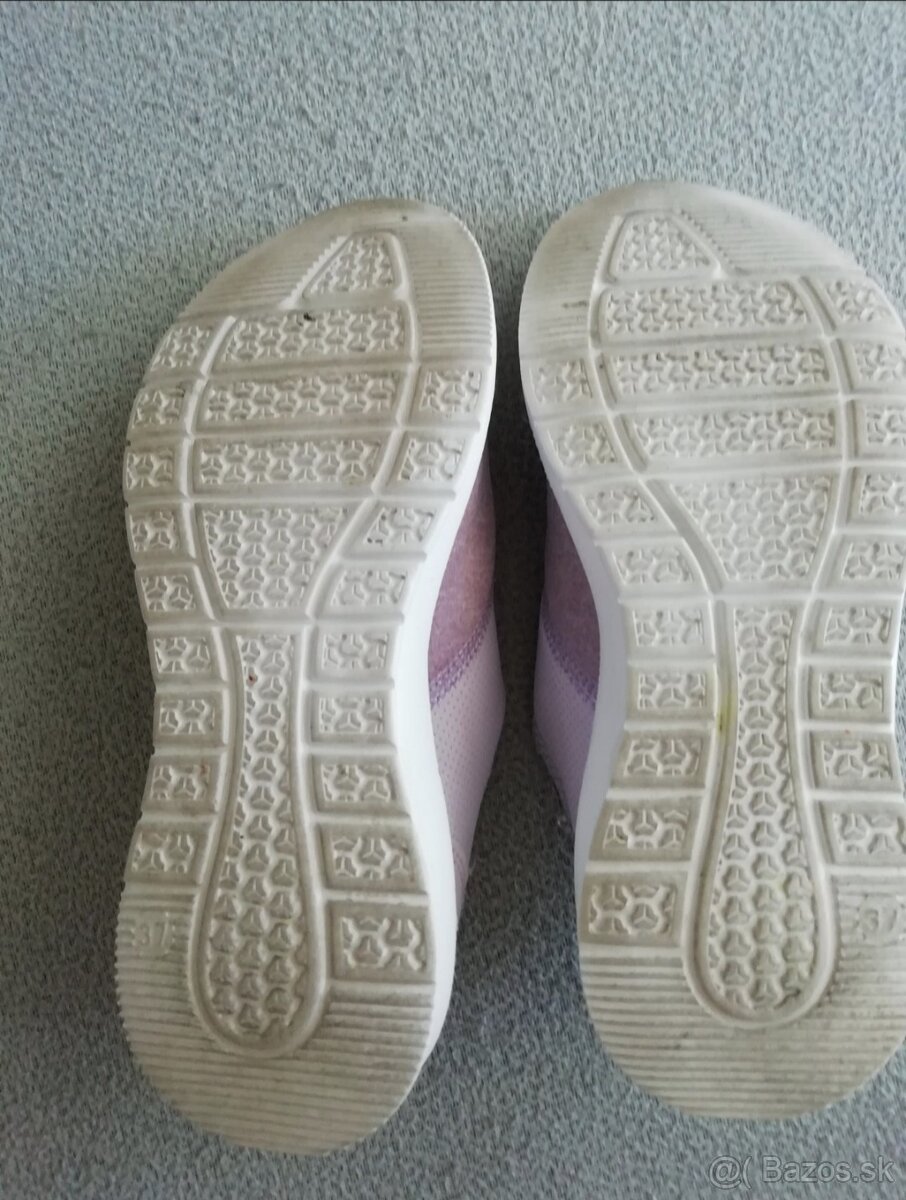 Dievčenská letná plátená obuv, sandále. - 4