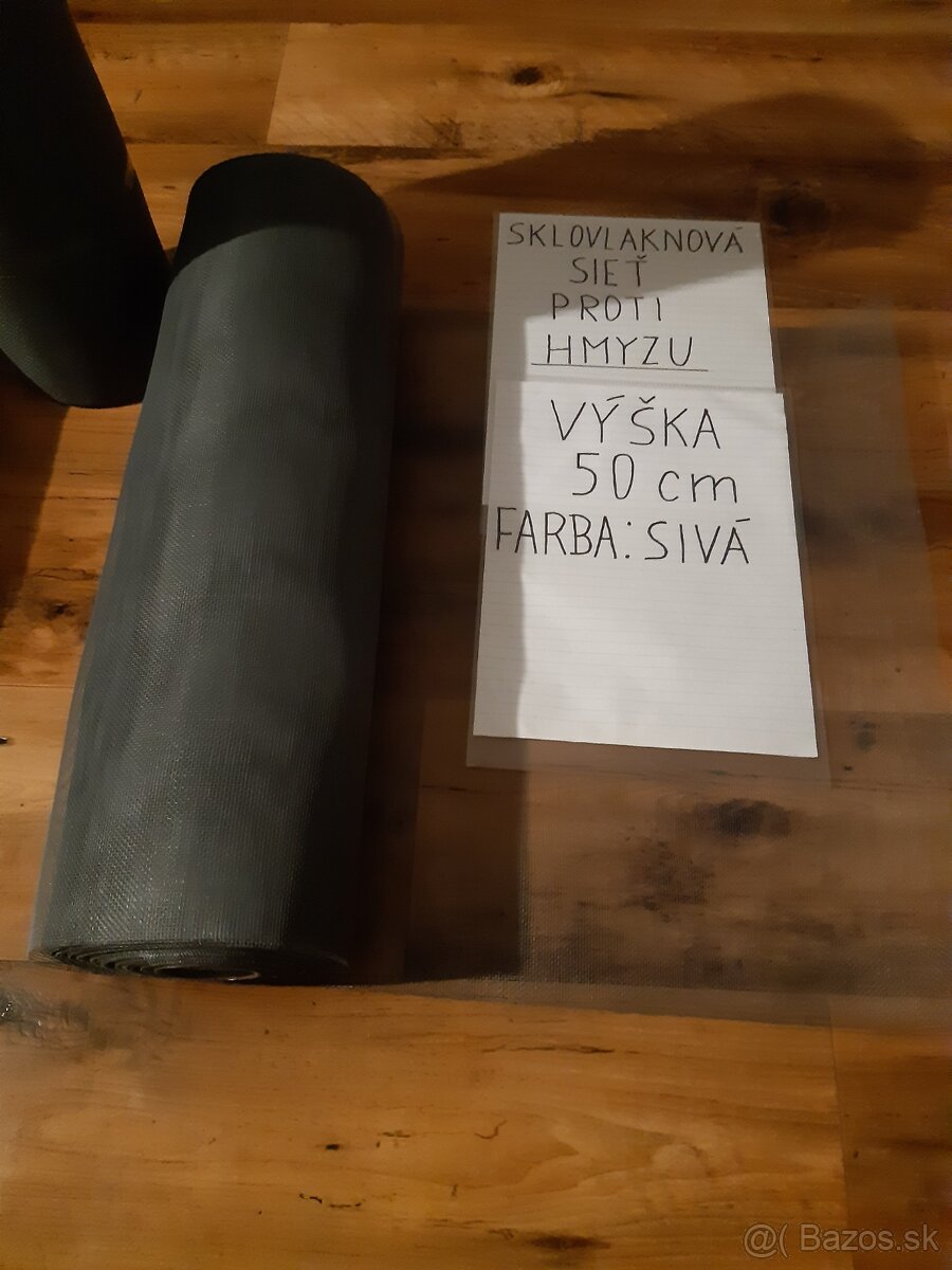 Sklovlaknova sieť proti hmyzu,okna,terasy,sušenie húb - 4