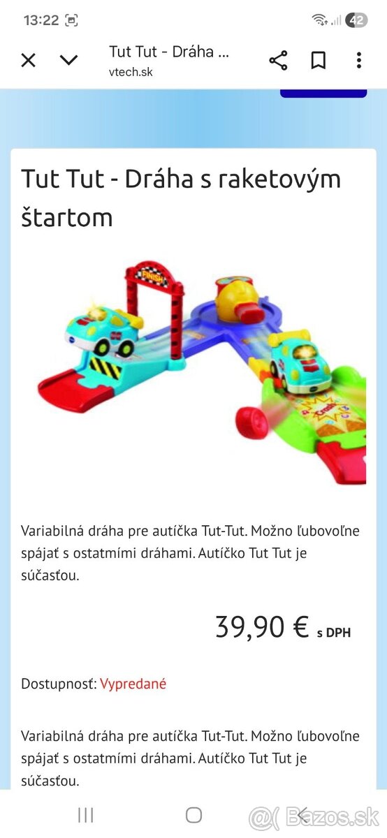 Auticka vtech tut tut - 4