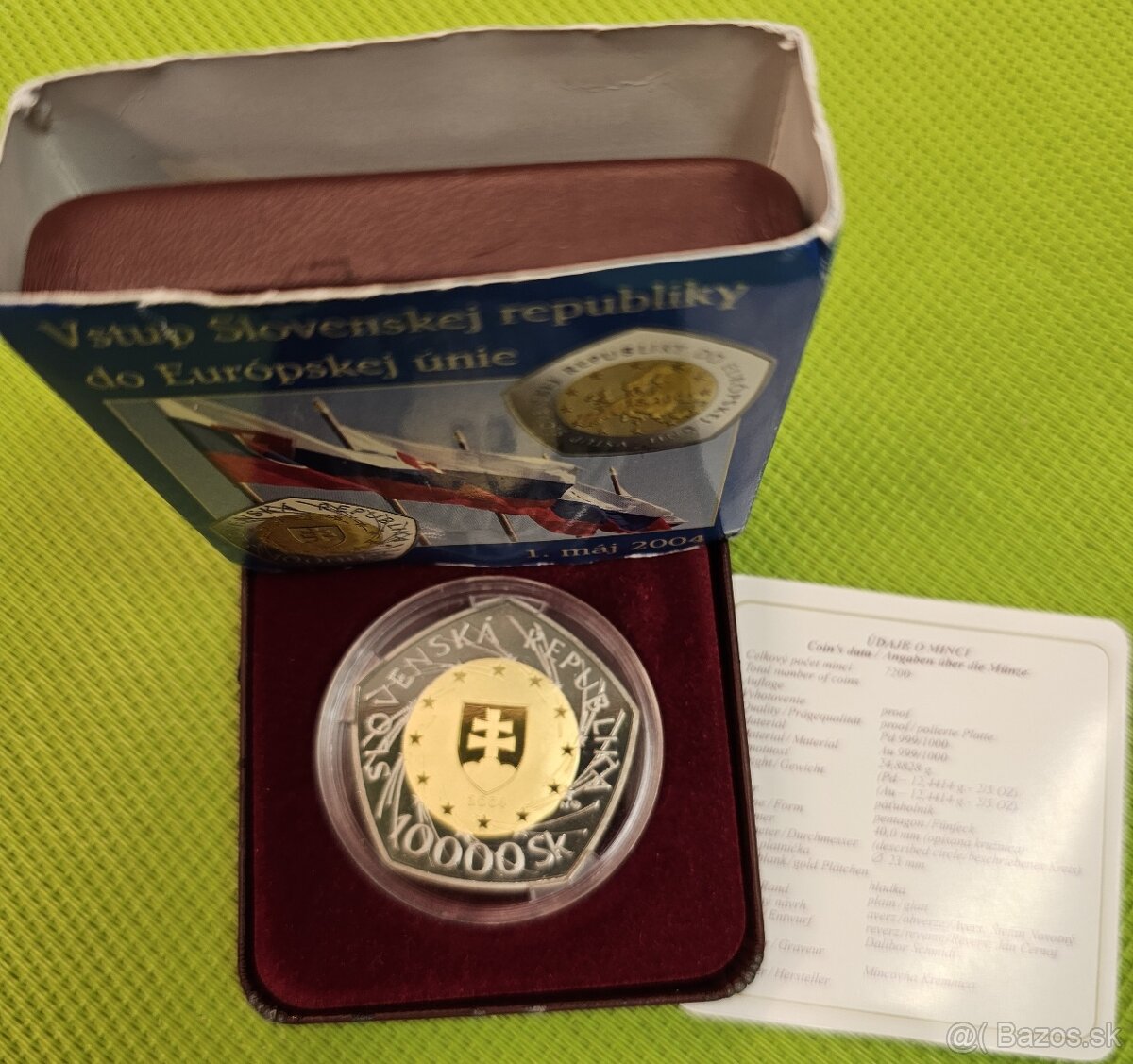 10000Sk Vstup SR do EU, Bimetal - 4