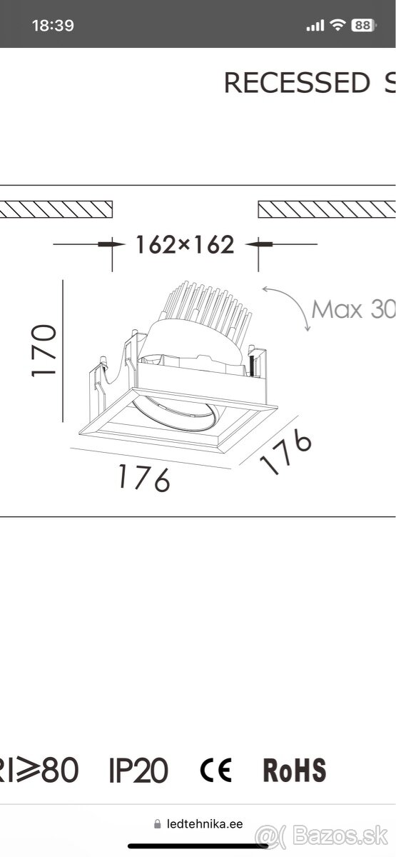 LED svetlo - VENEZINA R6235 - 4