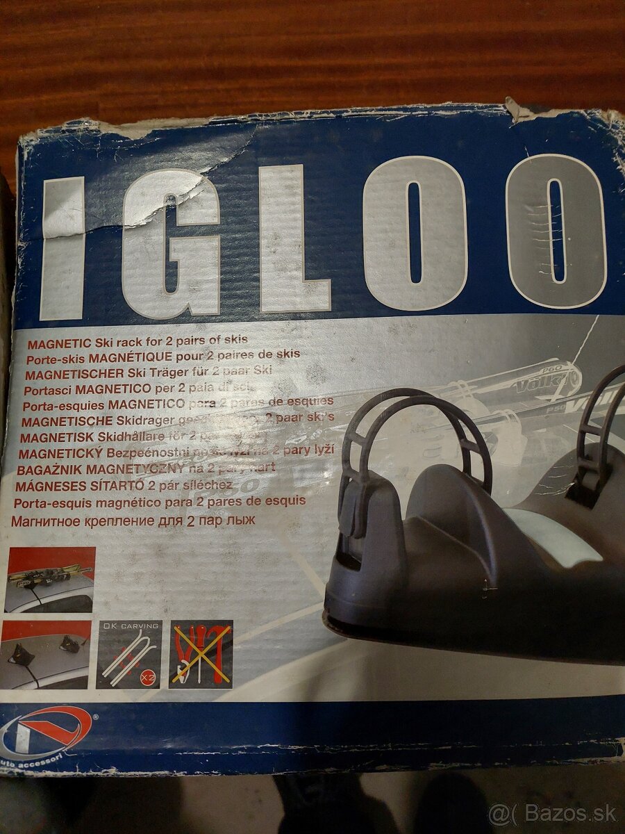 Magnetický nosič lyží - 4
